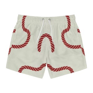 Swim Trunks (AOP) Red