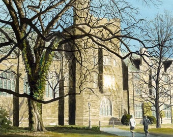 Winter Morning Run Around Princeton Campus