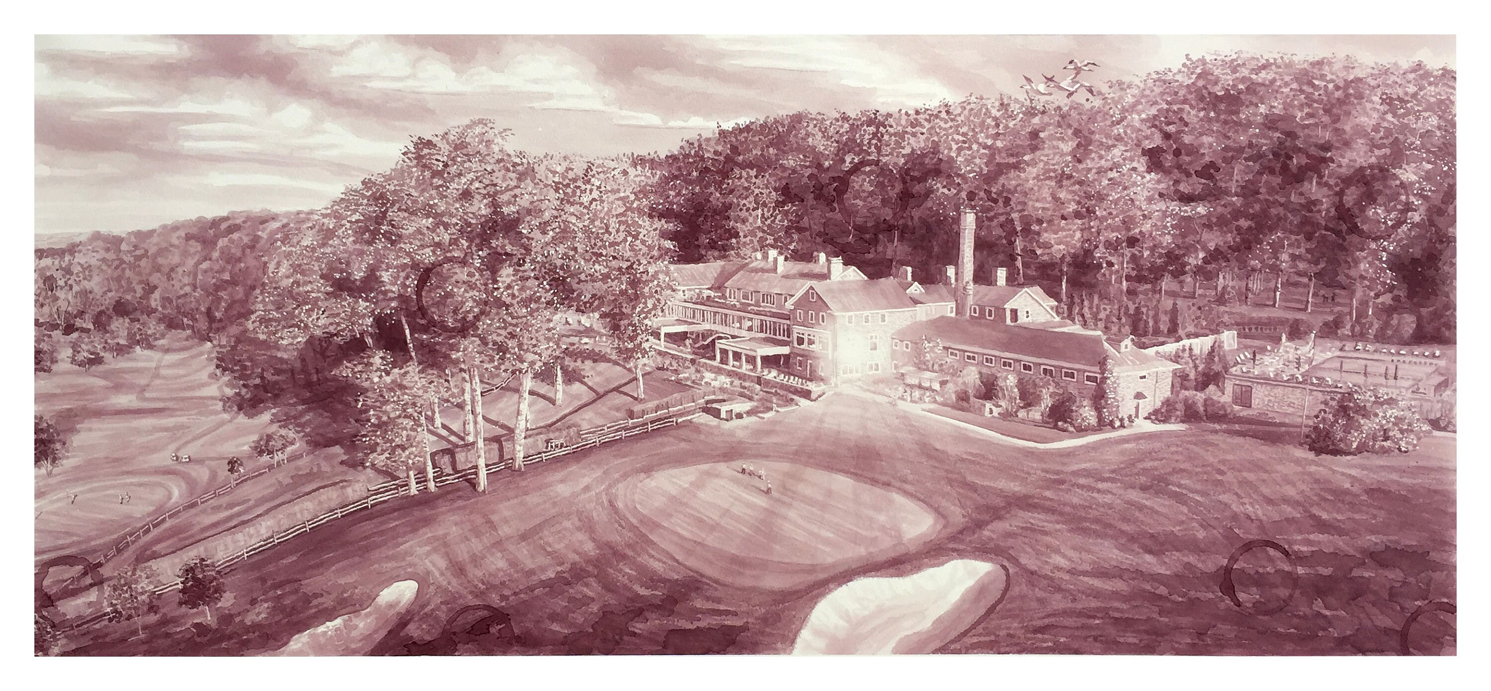 Wine Painting Print manufacturers' Golf and Country Club Etsy New Zealand