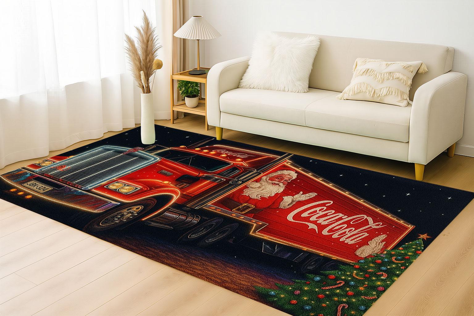 COCA COLA ヴィンテージラグ コカコーラカーペット - Etsy 日本