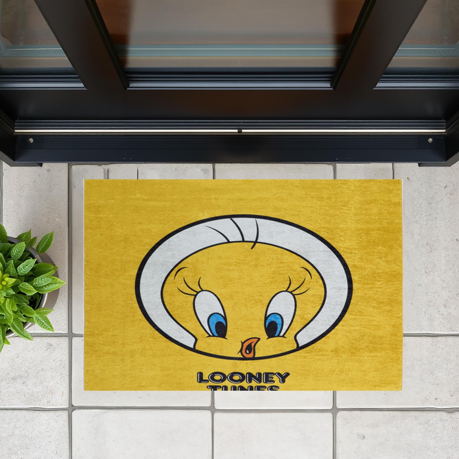 トゥイーティー シルベスター　ブランケット　ラグ　142x109 トゥイーティー シルベスター ブランケット ラグ 142x109 TWEETY and