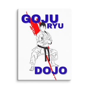 Canvas Karate Goju Ryu Dojo Wall Art