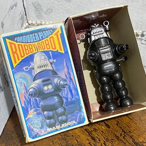 Vintage Masudaya Robby the Robot Wind-Up Toy | Forbidden Planet Robot | Made in Japan | Retro Sci-Fi Collectible | Working Robot