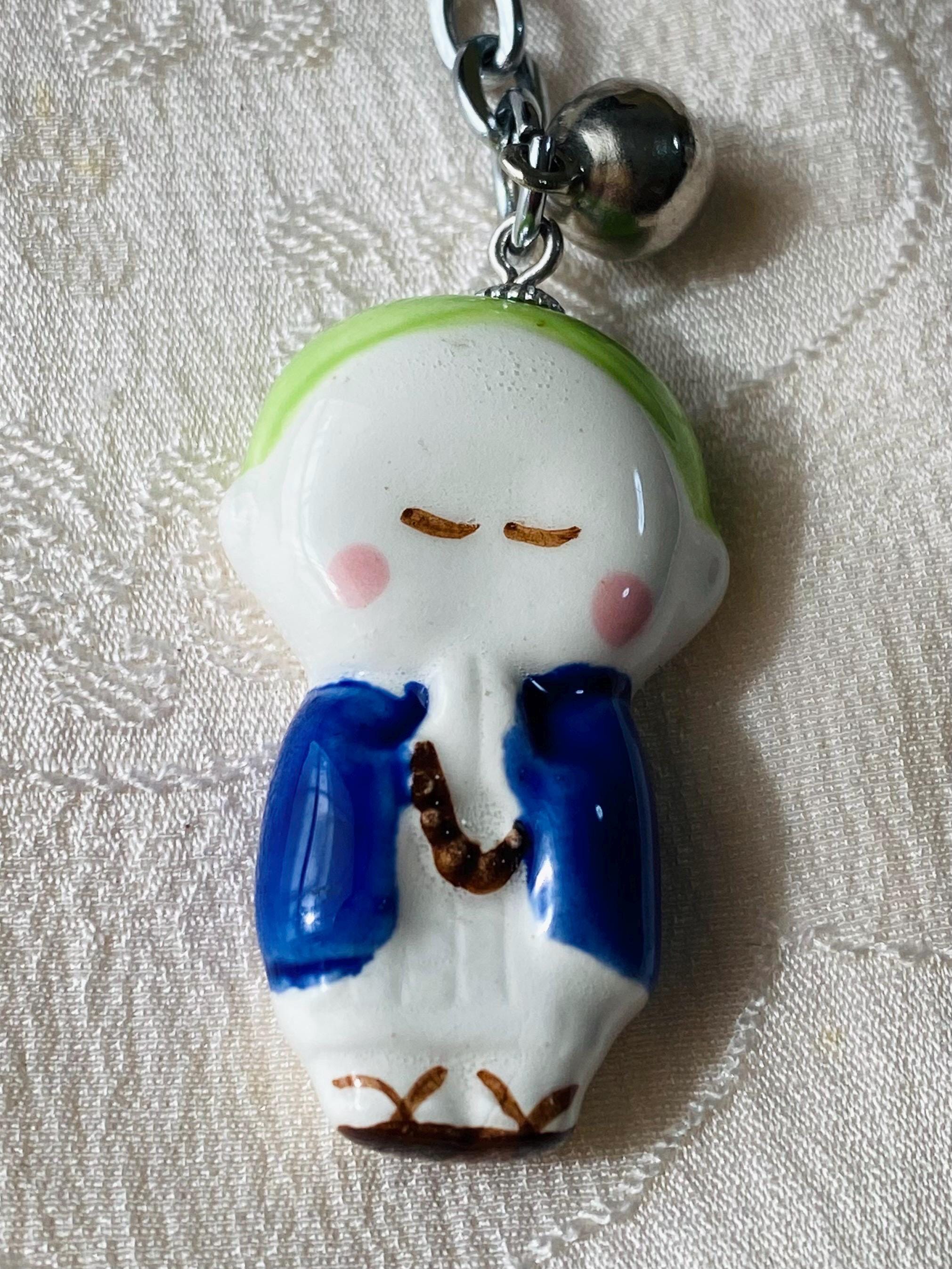 Vintage Japanese Souvenir Keychain Set of 4 Retro Travel Charms