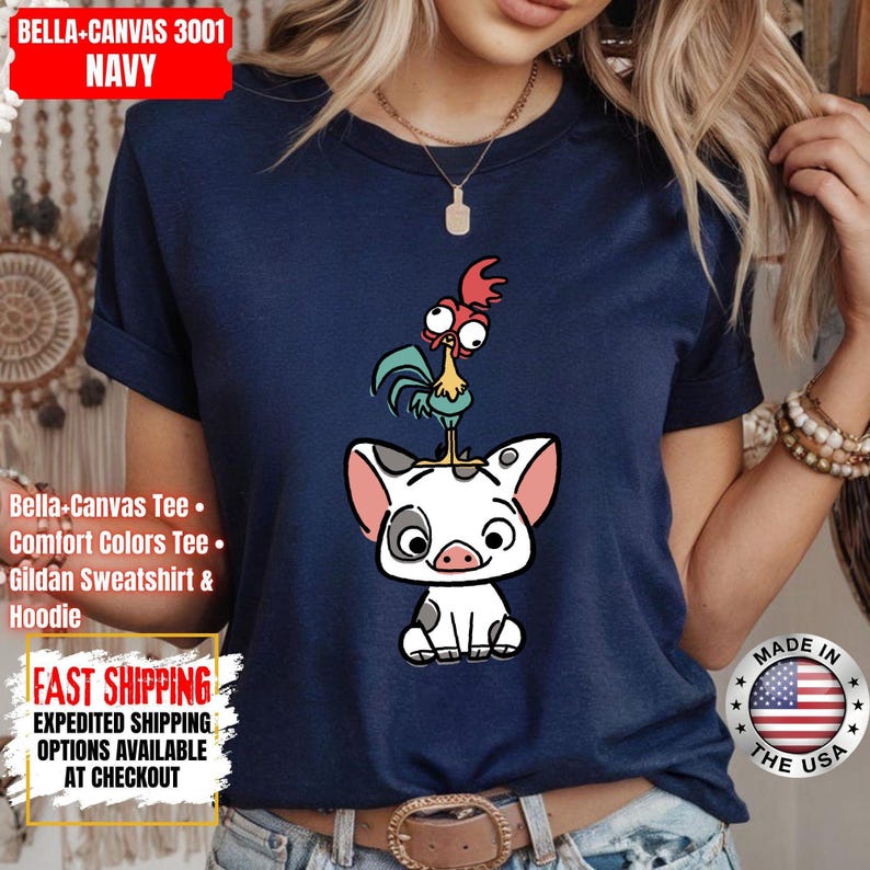 Hei Girl Hei Moana Comfort Colors Shirt, Disney Princess Moana Shirt, Disney Trip Sweatshirt, Disney Toddler Kids Shirts image 11