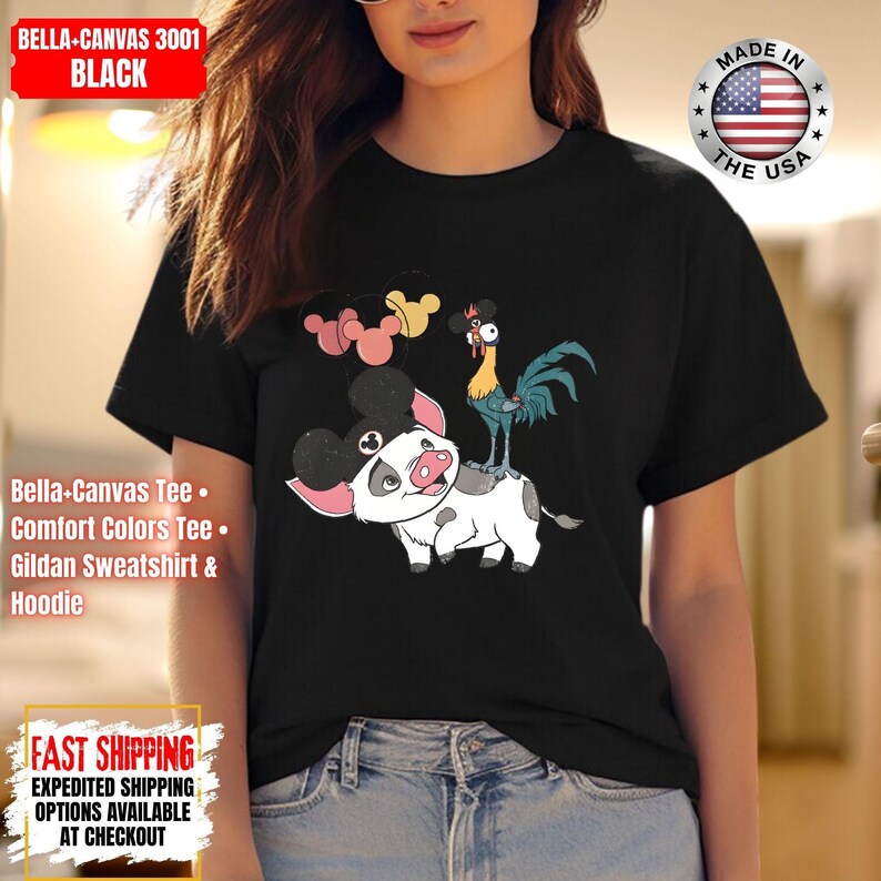 Hei Girl Hei Moana Comfort Colors Shirt, Disney Princess Moana Shirt, Disney Trip Sweatshirt, Disney Toddler Kids Shirts image 8