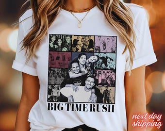 Camiseta/sudadera/capucha retro de Big Time Rush, estilo boyband Y2K (unisex S-XXL)
