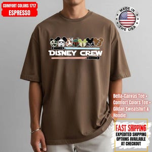 Camiseta de Star Wars de Disney Crew, sudadera de Mandalorian, camiseta de colores cómodos de Darth Vader, camiseta de Chewbacca, camiseta de Star Jedi, camiseta de Luke Skywalker imagen 15