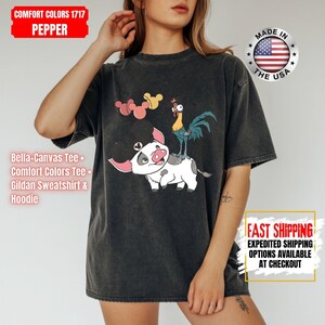 Hei Girl Hei Moana Comfort Colors Shirt, Disney Princess Moana Shirt, Disney Trip Sweatshirt, Disney Toddler Kids Shirts image 9