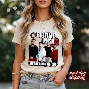 Big Time Rush Shirt, Big Time Rush In Real Life Worldwide Tour 2025 TShirt, Big Time Rush 2025 Concert Tee, Big Time Rush Fan Gift