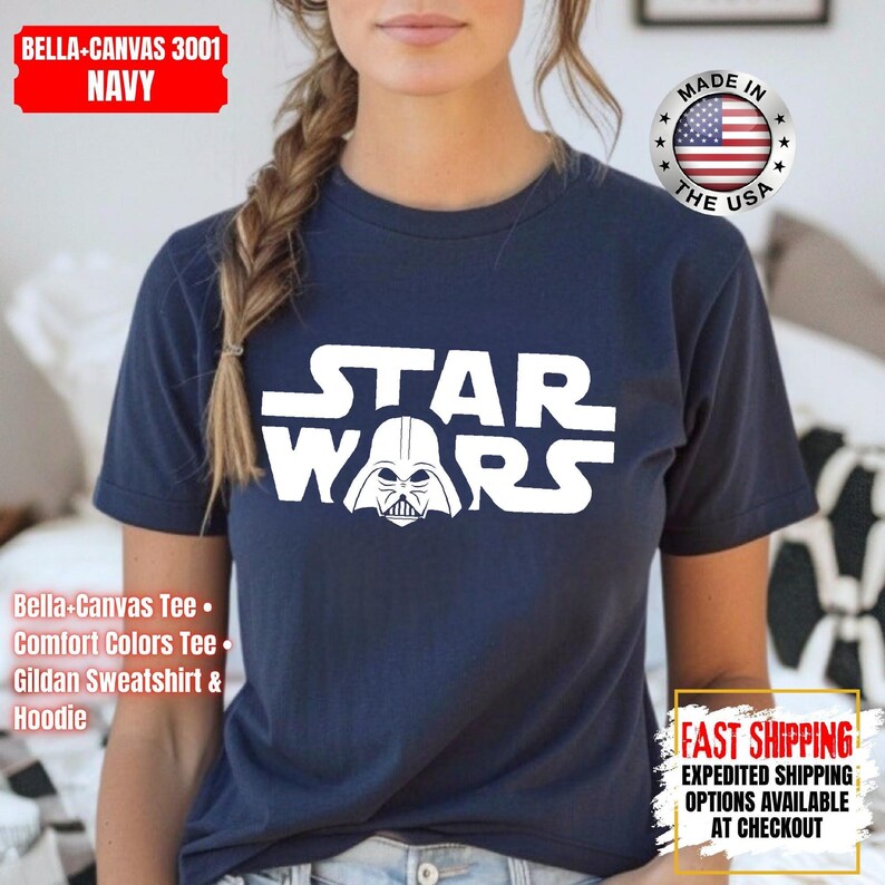 Disney Star Wars Shirt, Mandalorian Sweatshirt, Darth Vader Comfort Colors Shirt, Chewbacca Shirt, Star Jedi Shirt, Luke Skywalker Tee image 10