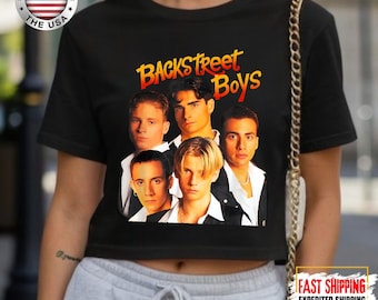 Backstreet Boys Millennium Crop Top, Pop Music Bring Memory Back Street Men Women Boys Girls Crop Top, Backstreet Fan Merch Gift