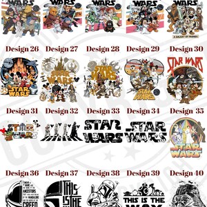 Camiseta de Star Wars de Disney Crew, sudadera de Mandalorian, camiseta de colores cómodos de Darth Vader, camiseta de Chewbacca, camiseta de Star Jedi, camiseta de Luke Skywalker imagen 3