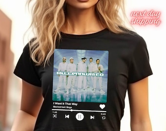 Backstreet Boys Crop Top: Millennium Tour Style, Girls Flowy Fit