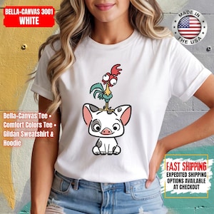 Hei Girl Hei Moana Comfort Colors Shirt, Disney Princess Moana Shirt, Disney Trip Sweatshirt, Disney Toddler Kids Shirts image 1