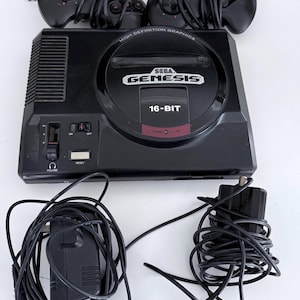 Sega Genesis Model 1 Console - Sega Genesis Tested Authentic With 2 Controllers