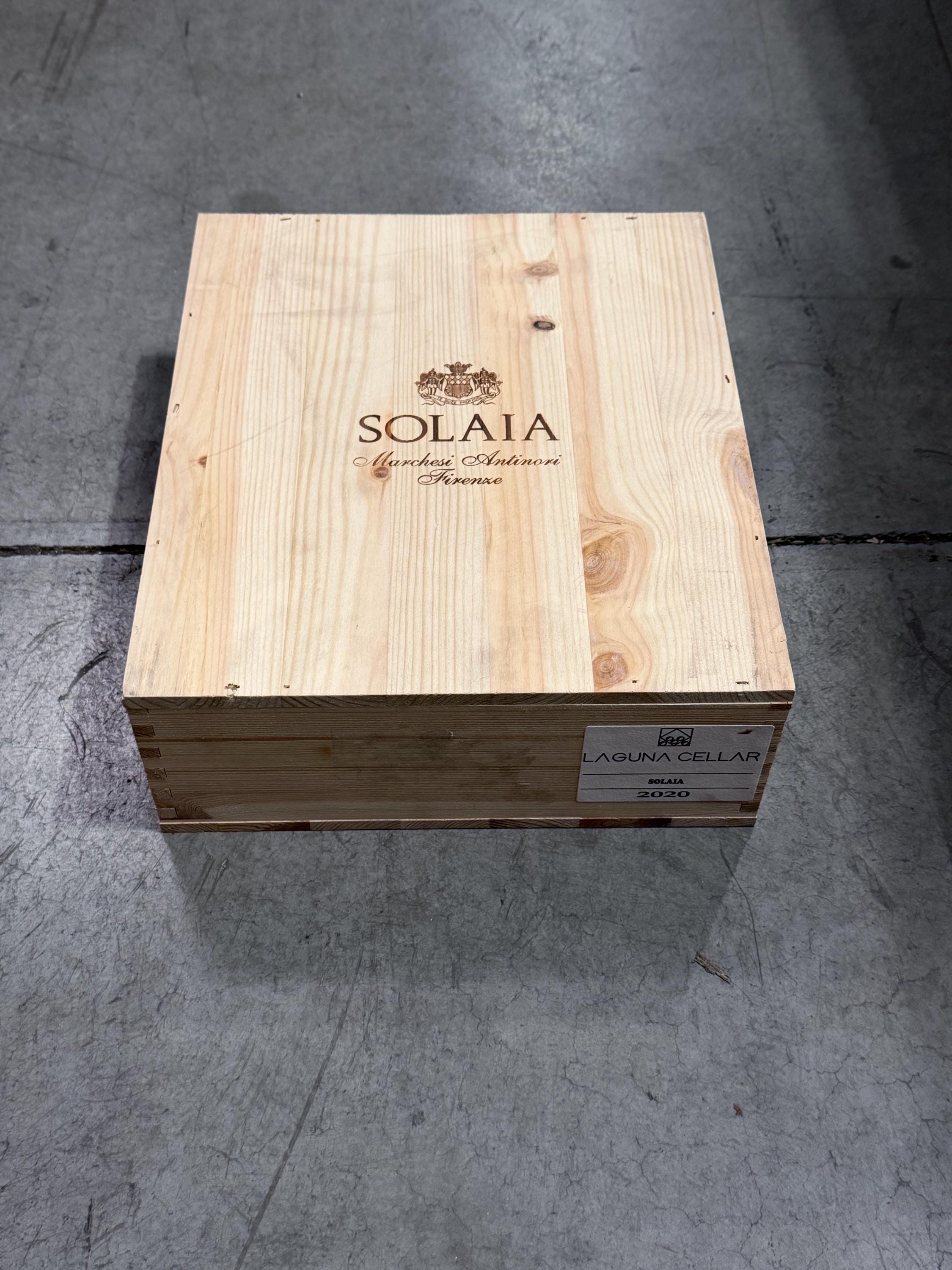 Empty 6-Bottle Wood Wine Crate – Andrus Reserve 1994, Pine Ridge Winery, Napa – 22x12.75x4.75 Inches