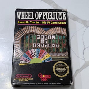 Wheel of Fortune (Nintendo Entertainment System, 1988), CIB