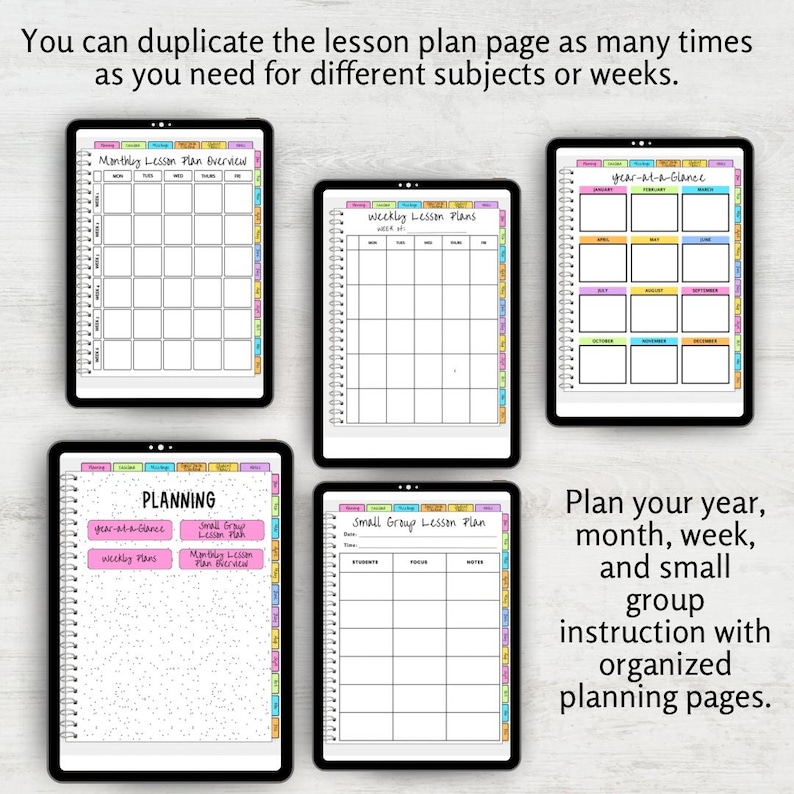 Digital Special Education Teacher Planner | IEP Planner, Caseload Management & Lesson Planning | SPED Teacher Organizer image 4