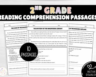 2nd Grade Reading Comprehension Worksheets | Short Reading Passages with Questions | Printable Reading Activities | Grade 2 ELA PDF