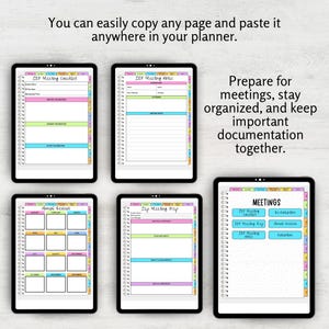Digital Special Education Teacher Planner | IEP Planner, Caseload Management & Lesson Planning | SPED Teacher Organizer image 6