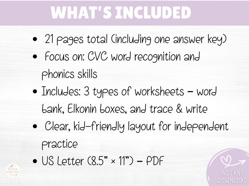 CVC Word Writing, CVC Worksheets, Kindergarten Phonics, First Grade ...