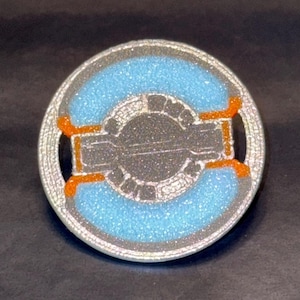 Glow In The Dark Training Shield Magnet or Pin Star Wars Galactic Starcruiser Chandrila Star Line Halcyon