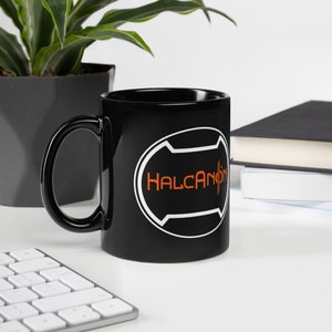 HalcAnon Halcyon Galactic Starcruiser Chandrila Star Line Fan Black Glossy Mug