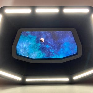 Galactic Starcruiser Light Up Viewport Window iPhone Frame Halcyon Chandrila Starline