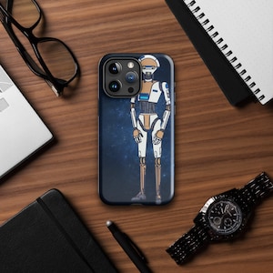 D3-09 Logistics Droid Halcyon Chandrila Star Line Star Wars Galactic Starcruiser Tough Datapad Case for iPhone
