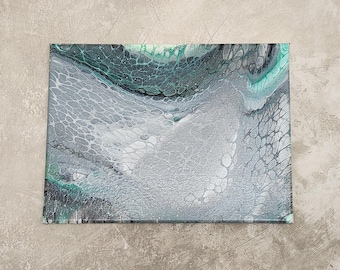 Let it sparkle - Picture; Acrylic; Canvas; Decoration; Glitter; Grey; 40 x 30 cm