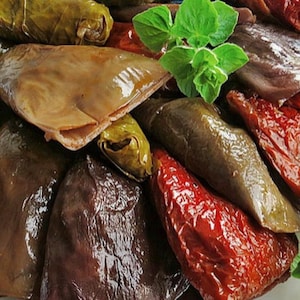 Dried Dolma Peppers – Turkish Sun-Dried Red Peppers – For Stuffed Peppers – Natural & Additive-Free – 50pcs / 90pcs / 130pcs
