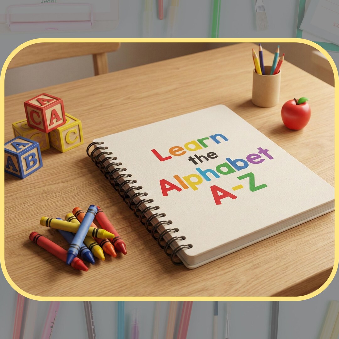 Learn Alphabet Letters | A-Z Preschool Tracing Book | Kindergarten ...