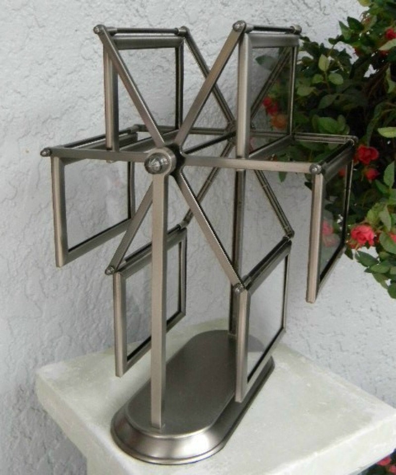 MoDeRN FERRIS WHEEL PiCTuRe FRAME SiLVeR MuLTiPLe FRaMes Etsy