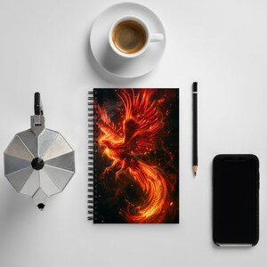 Dotted Page Spiral Notebook: Soft-Touch Cover, Wire-O Binding