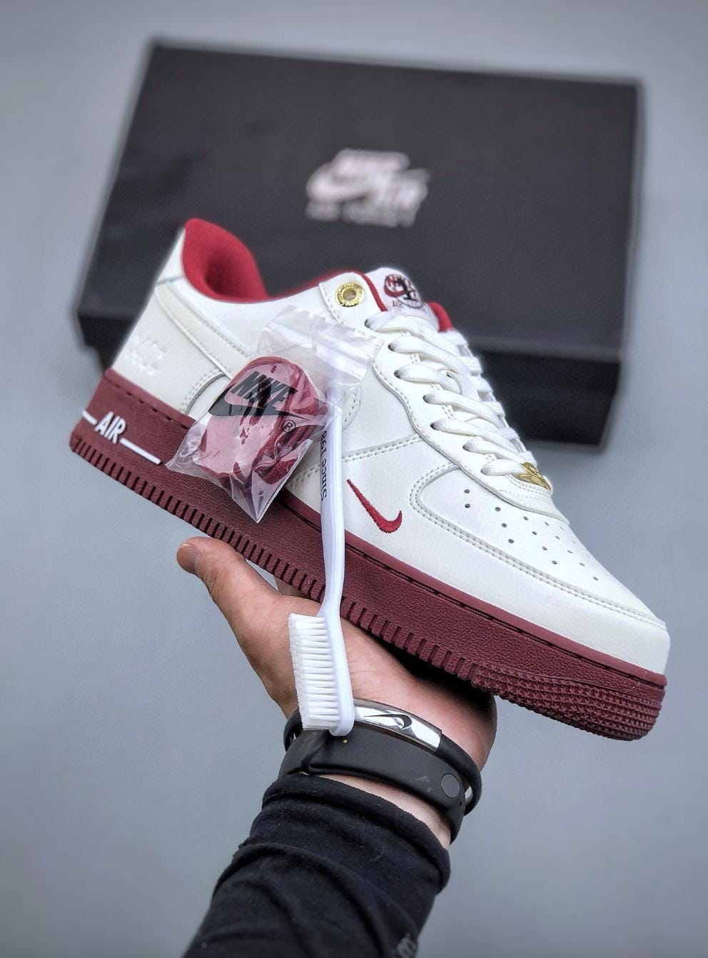 Burgundy Nikes Shoes