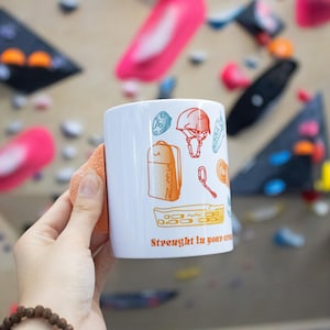 Everyday climbing mug - handmade