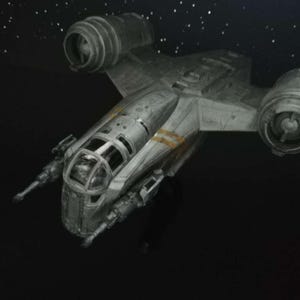 Revell Star Wars Mandalorian Razor Crest 1/72 Model Kit assembled