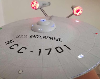 Revell Star Trek Enterprise NCC-1701 Model Kit with lights, sound effects & painted