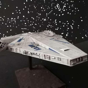 Bandai Star Wars Millenium Falcon 1/144 Lando Calrissian Ver. verlicht en geschilderd