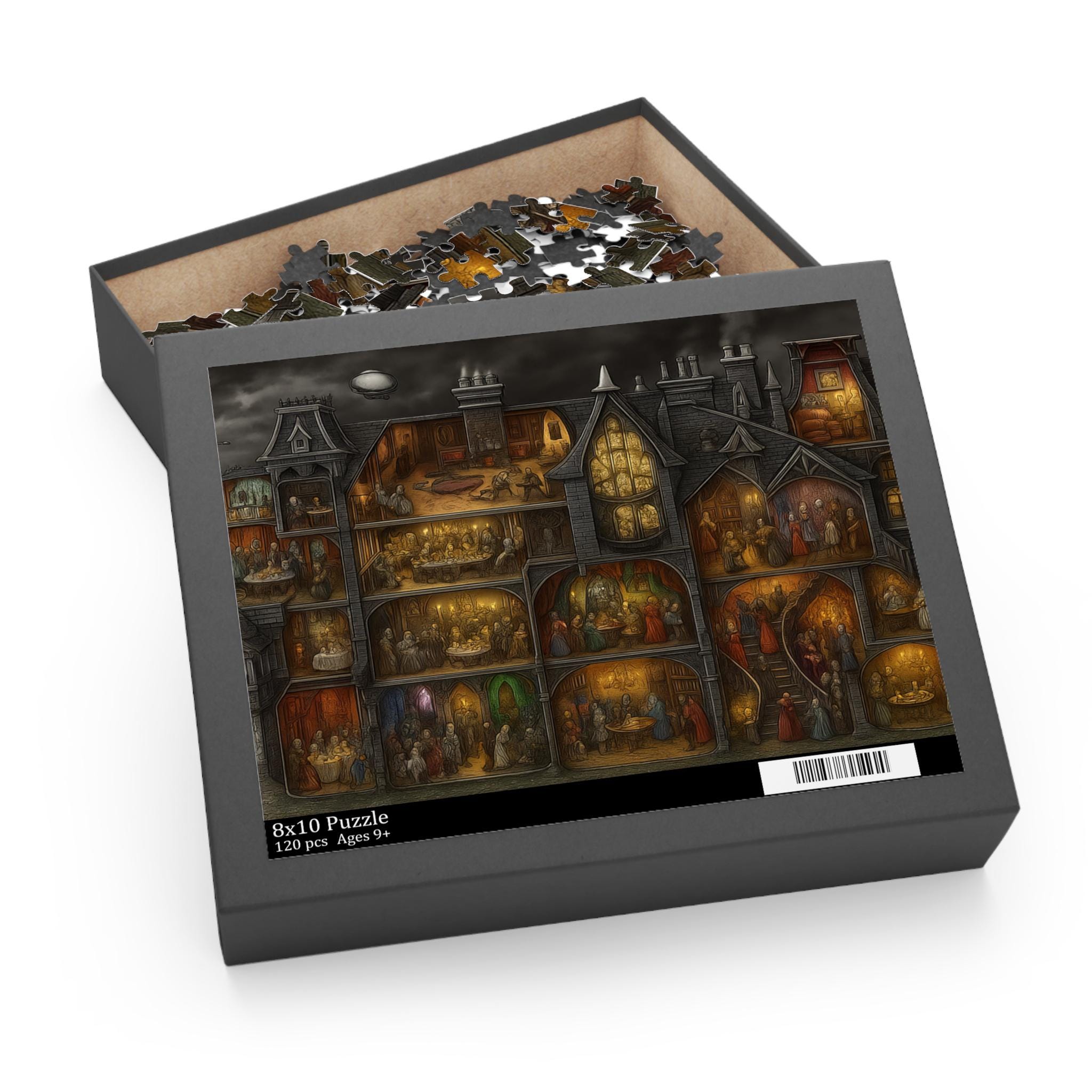 Edgar Allan Poe's Macabre Mansion Puzzle