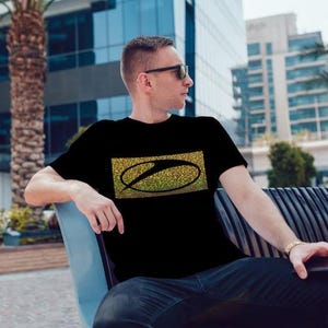 Logo Gold funkeln ASOT-Logo-T-Shirt ein Zustand der Trance-T-Shirt Trance-T-Shirt Abschlagspitzen-Hemd für Musikfestival-T-Shirt Armin van buuren Abschlag