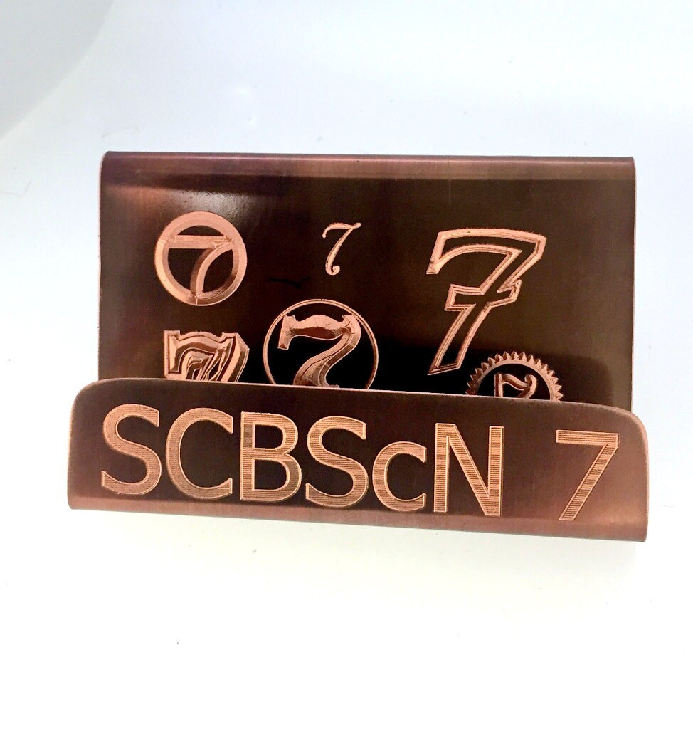 Custom Business Card Holder Desk & Office Decor Graduation Etsy