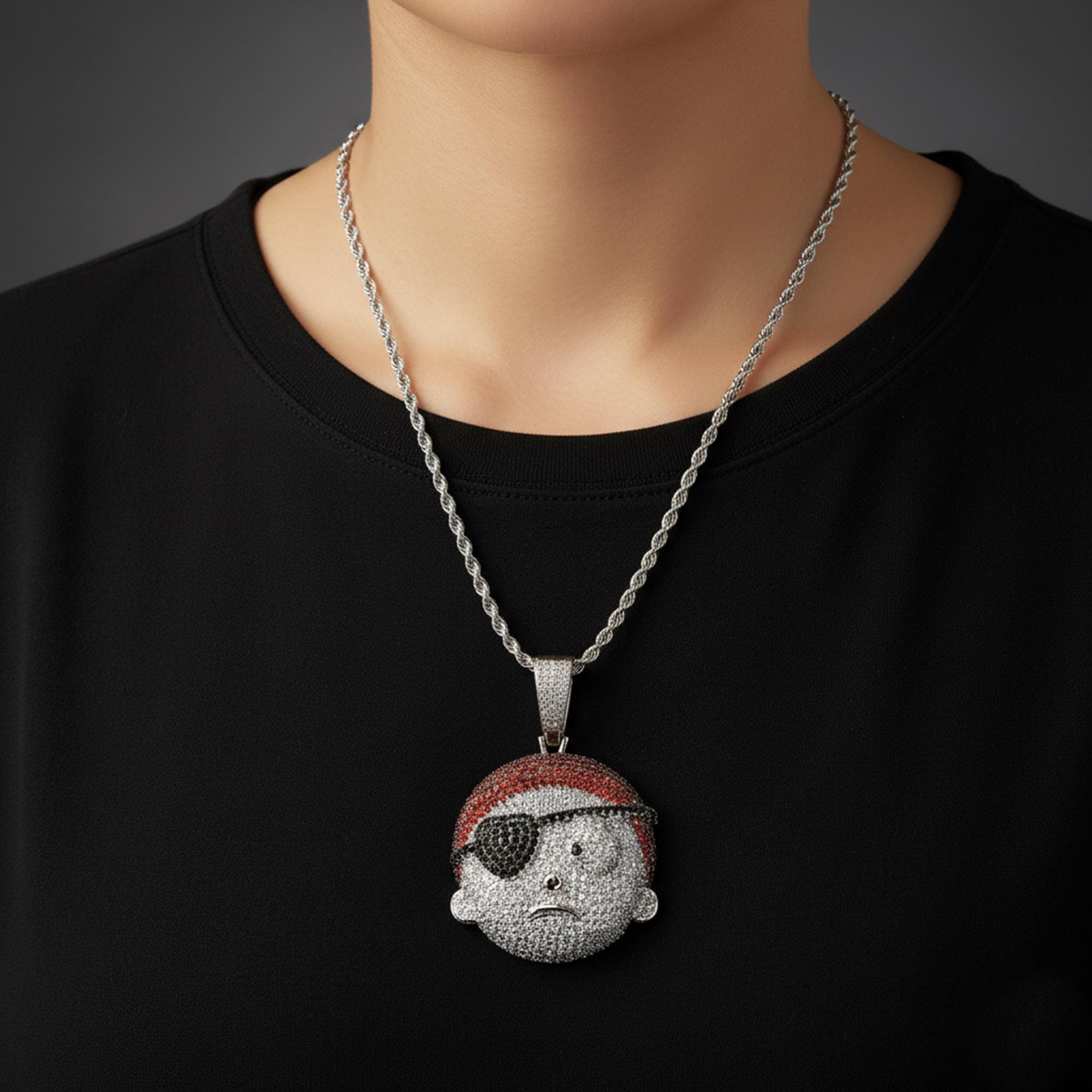 Rick Morty Pendant - Etsy New Zealand