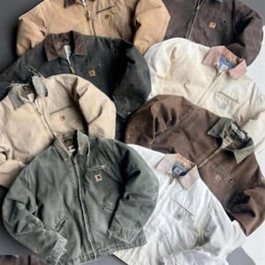 J97 Carhartt Detroit jacket カーハート vintage nwt carhartt j97 mos sandstone detroit jacket in moss size
