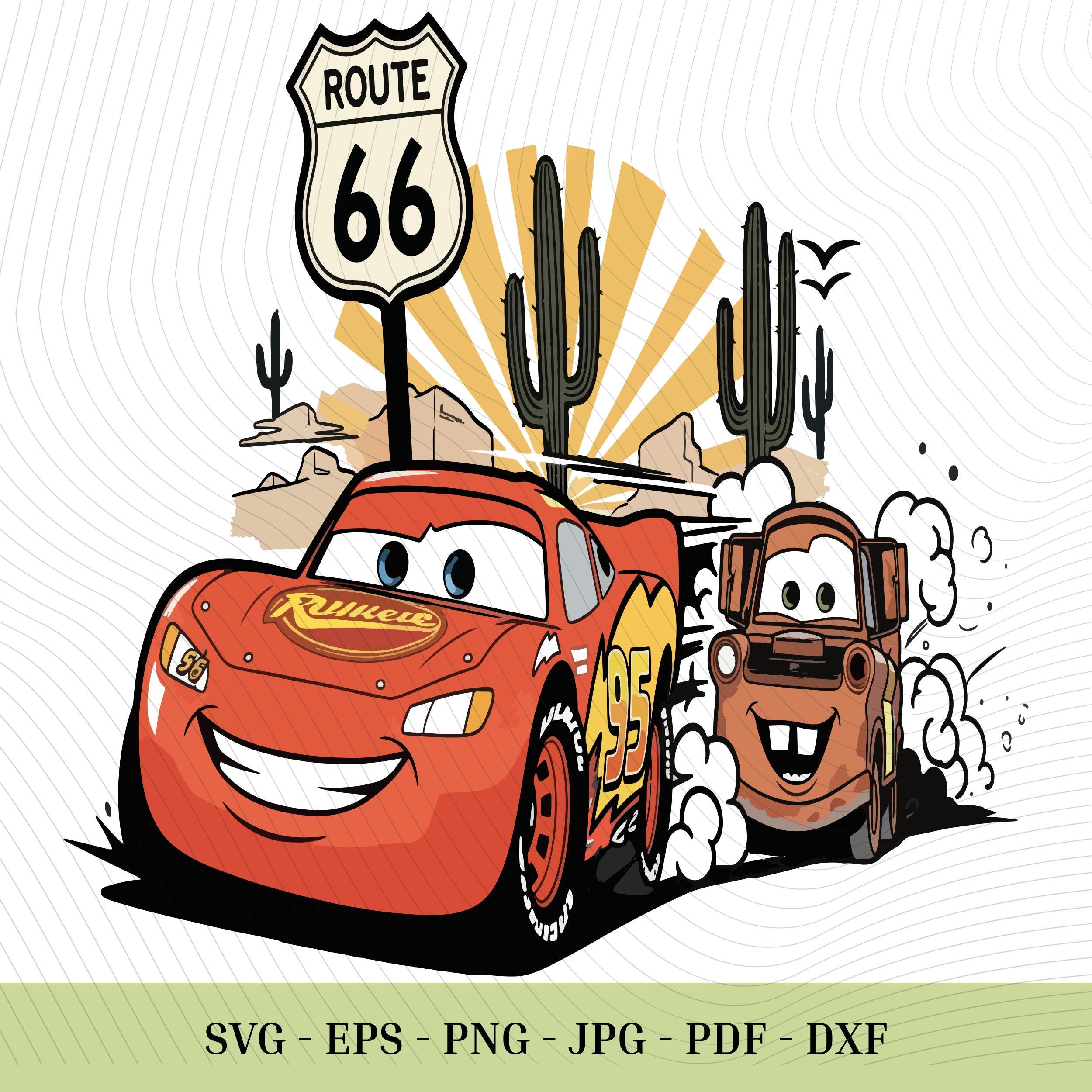 Cars Pixar Route 66 Ireland