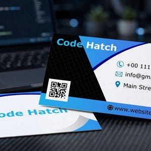 IT Company Business Card Template | Editable Canva Business Card | Software Company, Tech Startup, Web Development, Digital Agency | IT Card