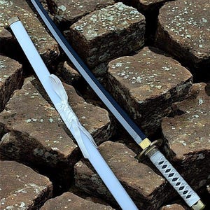 Hand Forged Katana Sword – Engraved Carbon Steel Blade, Samurai Japanese Sword, Kendo Practice Sword, Gift for Him