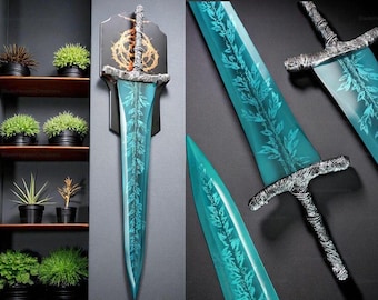 Moonlight Greatsword Elden Ring, Dark Elden Ring Moonlight Greatsword Replica Metal, Moonlight Greatsword Ring Real Life,Best Gift for Gamer