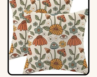 Boho Kissenbezug: Eleganter Boho Kissenbezug - 18x18